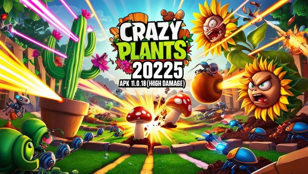 Crazy Plants 2025 Apk v1.0.18 (High Damage)