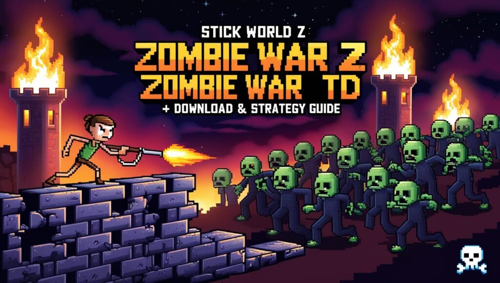 Stick World Z: Zombie War TD